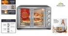 Stainless Steel Toaster Oven With 2 X 12  Pizza Capacity And 4 Cooking Functions