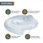 70221 6  X 10  Pvc Dust Collection Hose For Dust Collector For Woodworking And