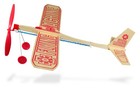 Guillow s Flying Machine Balsa Wood Model Airplane Kit 17 In Glider Toy