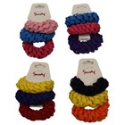 12 Pcs Shoelace Ponytail Hair Holder Scrunchies Elastic Ties Assorted   sweety 