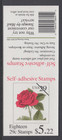 Us  2490a Red Rose 29c Complete Booklet Of 18 Mint Never Hinged