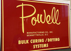 Vintage Style Powell Systems Tobacco Metal Quality Sign