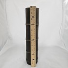 Vintage Brass Bamboo Vase Mid Century Modern Art Deco 12  Tall Retro Home Decor