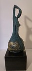 Signed Original Milo Abstract Modern Art Female Bronze Sculpture Statue Figurine