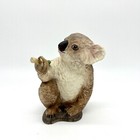 Boehm Porcelain Koala Bear Figurine Eating Eucalyptus Made In England