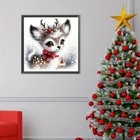 Christmas Diamond Art Kits For Adult  Xmas Deer 5d Diamond Painting Kits For Beg