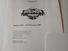 Digimon The Movie Film Production Notes In 20th Century Fox Folder  We Have More