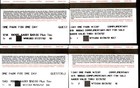 Walt Disney World 1 Day Used Tickets Lot Of 4