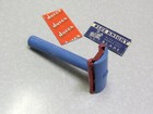 Vintage Plastic  national Brands  Usa Double Edge Safety Razor W Blades