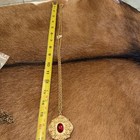 Vintage Revlon Intimate Heirloom Jeweled Solid Perfume Compact Pendant