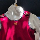 Two Chaps Girls 18m Red Corduroy Jumper Dress   White Blouse 2pc Plaid