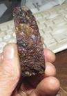 105 Gm Sericho Pallasite Meteorite Slice From Kenya Std Olivine  23  Quad Cut