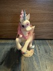 Hamilton Rainbow Dreams Fascinating Feathers Figurine  1487 Fantasy Masquerade