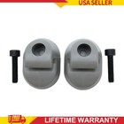 2pcs Gray Sun Visor Clip S16-1023-661 F01377-2 For Kenworth Peterbilt Interior