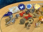 Lot Of Various Lapel Pins Enamel And Gold Tone Vintage 49 Pieces