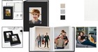 Customizable Black Linen Photo Book     4x6 Mini Album For Weddings   Graduations