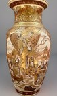 Antique Meiji Japanese Satsuma Vase Kinkozan Quality Huge 44 5 Cm