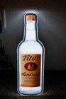 Brand New Tito s Vodka Led Lighted Sign Bottle Shaped Bar Pub Man Cave