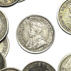 Lot Of 4 Canada King George V Five Cent Silver Coins G To Vf Random Dates 15573