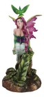 Ebros Gift Amy Brown Magenta Forest Fairy With Flirting Hummingbird Figurine 6 h
