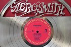 Aerosmith Framed Laser Cut Plated Vinyl Record In Shadowbox 