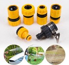 Garden Hose Quick Connect Abs Leakproof Fittings 1 2  3 4  Connector Kit