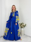 Exclusive Ukrainian Embroidered Maxi Dress  Vyshyvanka  Custom Size colour