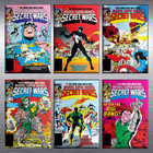 Marvel Super Heroes Secret Wars  Vintage Comic Cover High Quality Magnet Set 
