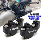 Handlebar Risers Fat Bar Riser For Honda Rebel100 Cmx 1100 500 300 2021-2025