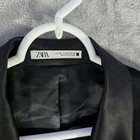 Zara Blazer Velvet Tuxedo Jacket Shawl Lapel Slim Fit Black Eur 46 Usa 36