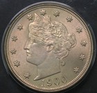 1900 Liberty Head V Nickel Pcgs Ms63 - Old  rattler  Holder