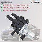 Engine Coolant Thermostat Housing Assembly Water Outlet For 2009 2010 2011 Aveo5