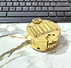 Solid Brass Brunton Compass With Sighting Mirror Surveyor Navigation Tool