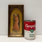 Vintage Fra Angelico Angel Print Gothic Ornate Gilt Wood Framed Wall Art