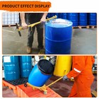 Heavy-duty Steel 55-gallon Dolly Cart 1200 Lbs Drum Dolly With Sturdy Wheels