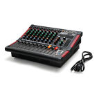 8 Channel Amplifier Power Mixer Bluetooth Trs Audio Mixing W  Usb Slot 16dsp New