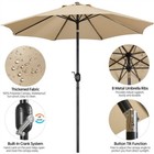 7 5 9 10 11ft Patio Umbrella Market Table Umbrella Outdoor W push Button Tilt