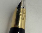 Sheaffer Crest 590 Gold Plated Fountain Pen 18k Solid Gold Conical Triumph Nib