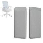 New Arm Pads Caps Replacement For Haworth Very Office Home Chair Black grey 1set