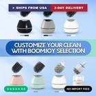 Toilet Brush And Holder Set  Silicone Toilet Bowl Cleaner Brush  Bathroom Cleani