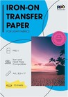 10 Sheets 8 5x11  Iron-on Heat Transfer Vinyl Paper Light Fabrics