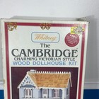 Vintage Whitney Cambridge Victorian Wood 4 Room Dollhouse Kit   Radmark Sealed