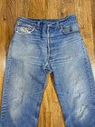 Vintage Levi s 501xx Denim Jeans Made In Usa Distressed Grunge 31x31 80s 90s