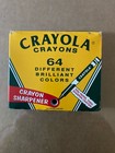 Crayola Crayons Multicolor 64 Count Box W  Built-in Sharpener Classic Rare 
