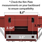 Lifetime Slam-it Pro Basketball Rim  Will Not Fit Other Brands 18 Inch