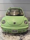 Rare 2000 Mattel Barbie Doll Volkswagen Vw Lime Green Beetle Bug Car- No Key