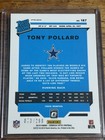 2019 Panini Donruss Optic - Rated Rookie Tony Pollard  187 Aqua Prizm  299  rc 