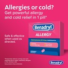 Benadryl Ultratabs Allergy Relief Medicine  25 Mg 24 Count    