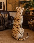 Hansa Life Size Cheetah 38  Realistic Giant Plush Safari Zoo Display Animal