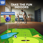 Chipping Golf Game Mat Indoor Outdoor Games For Adults And Family Kids Outdoor P